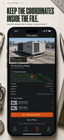 GPS Map Camera: Field Stamp screenshot