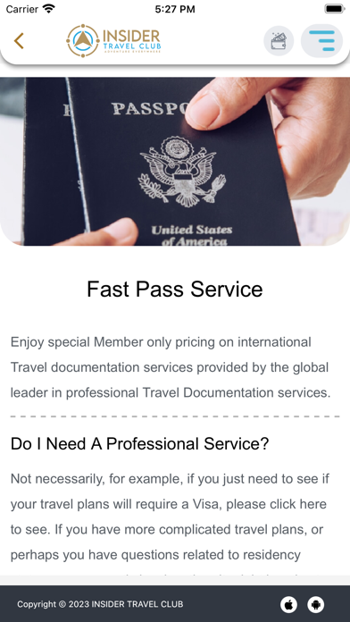 Insider Travel Club Screenshot