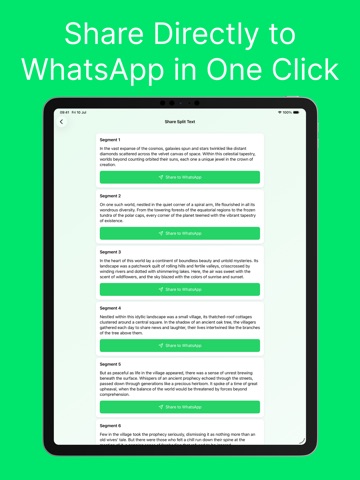 Text Splitter for WhatsApp screenshot