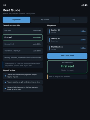 Reef Guide — When to Reef iPad screenshot