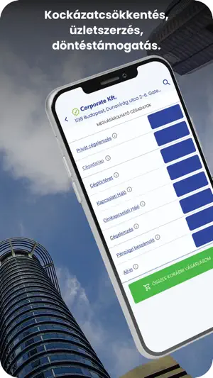 Opten Cégtár céginformáció screenshot 4