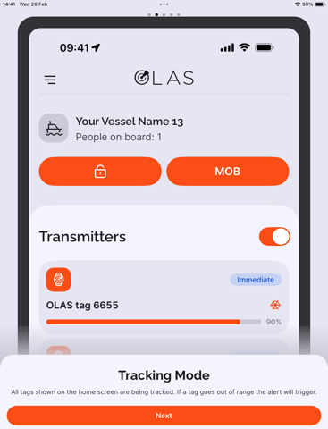 OLAS: Wireless Marine Safety iPad screenshot