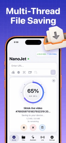 NanoJet: Save & Organize Files Screenshot 6 of 9