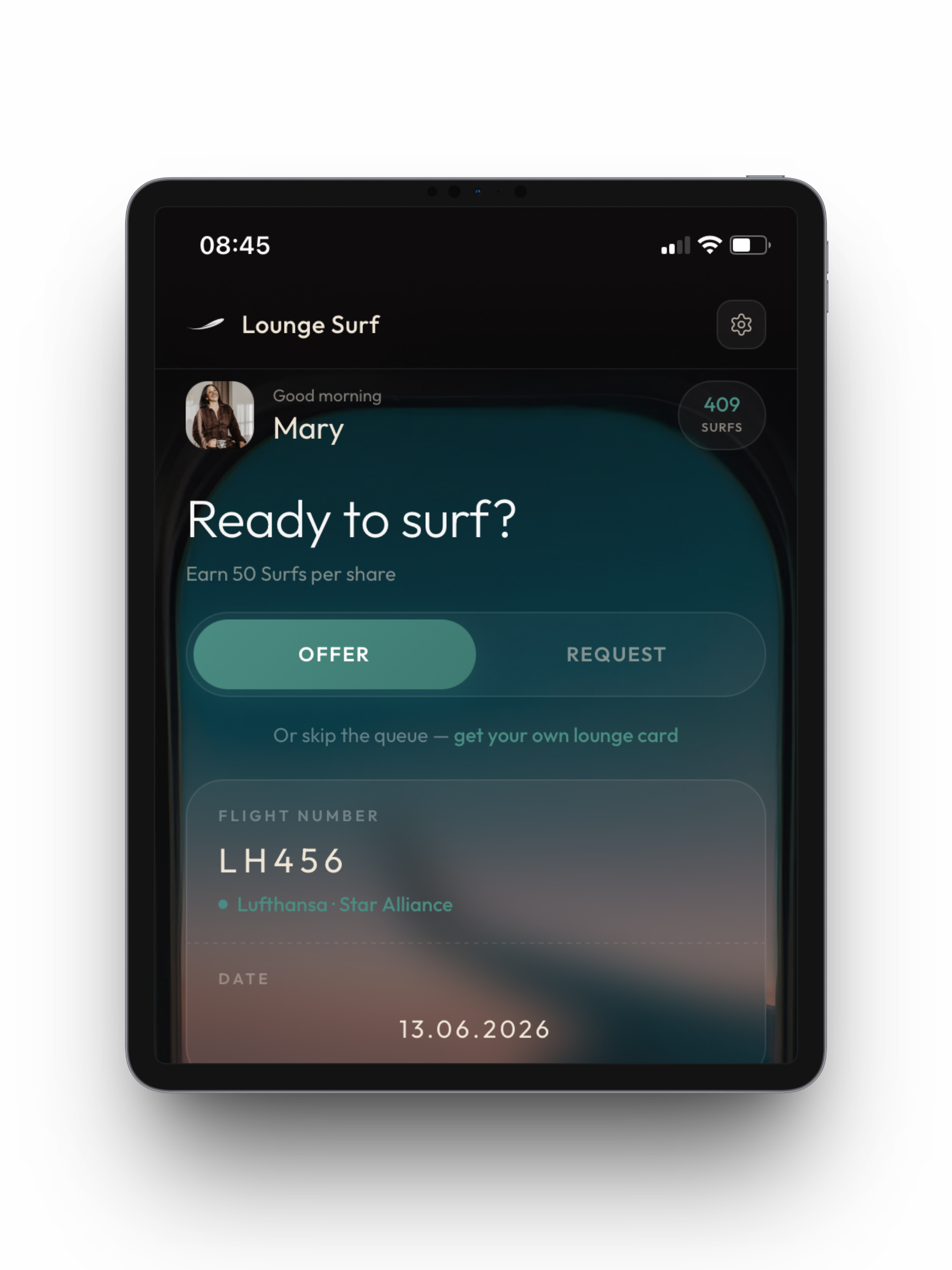 Lounge Surf: Guest Pass Match