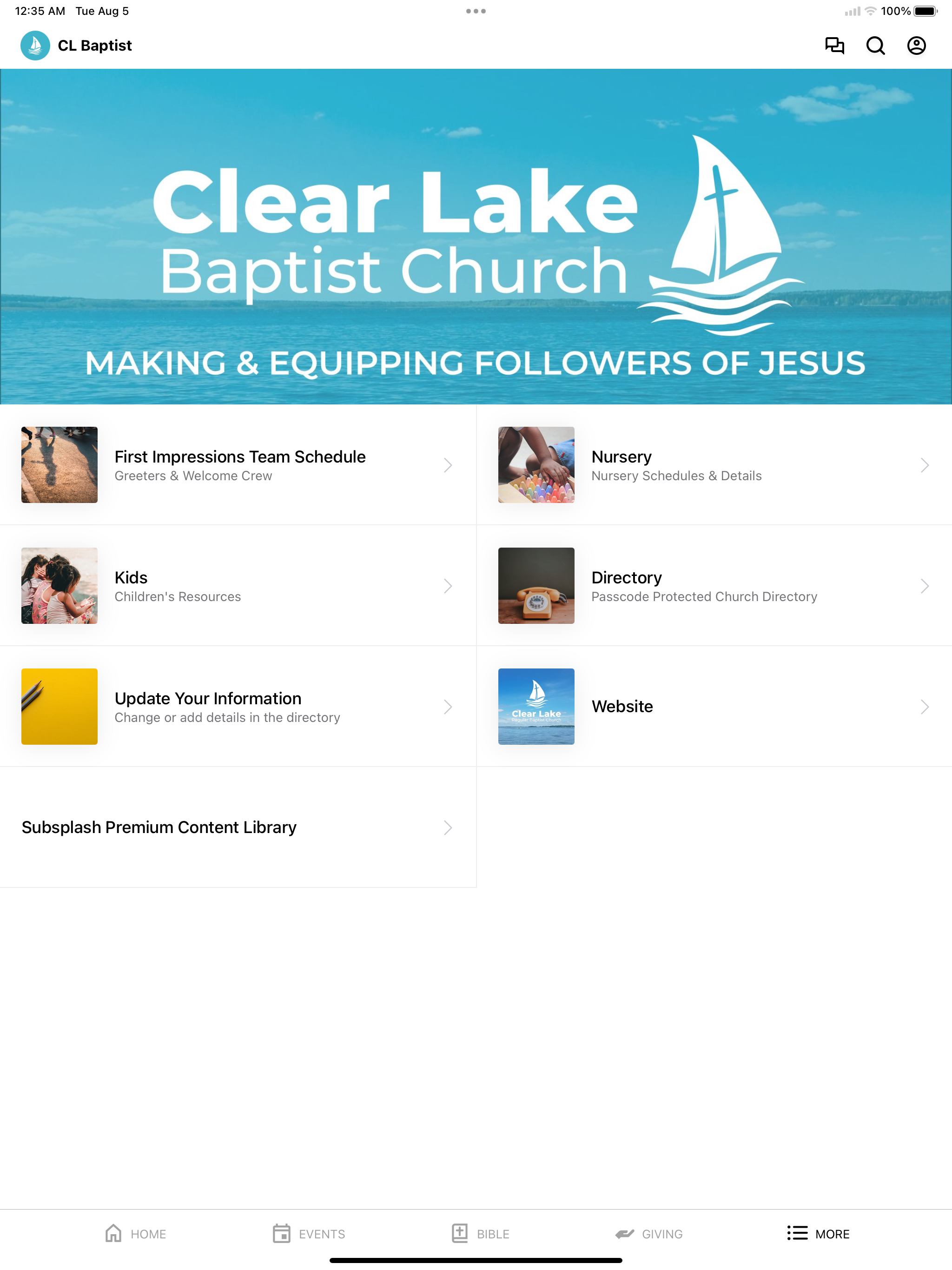 Clear Lake Baptist Church IA screenshot 6