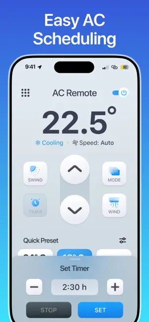 Air Conditioner Controller iPhone screenshot 4