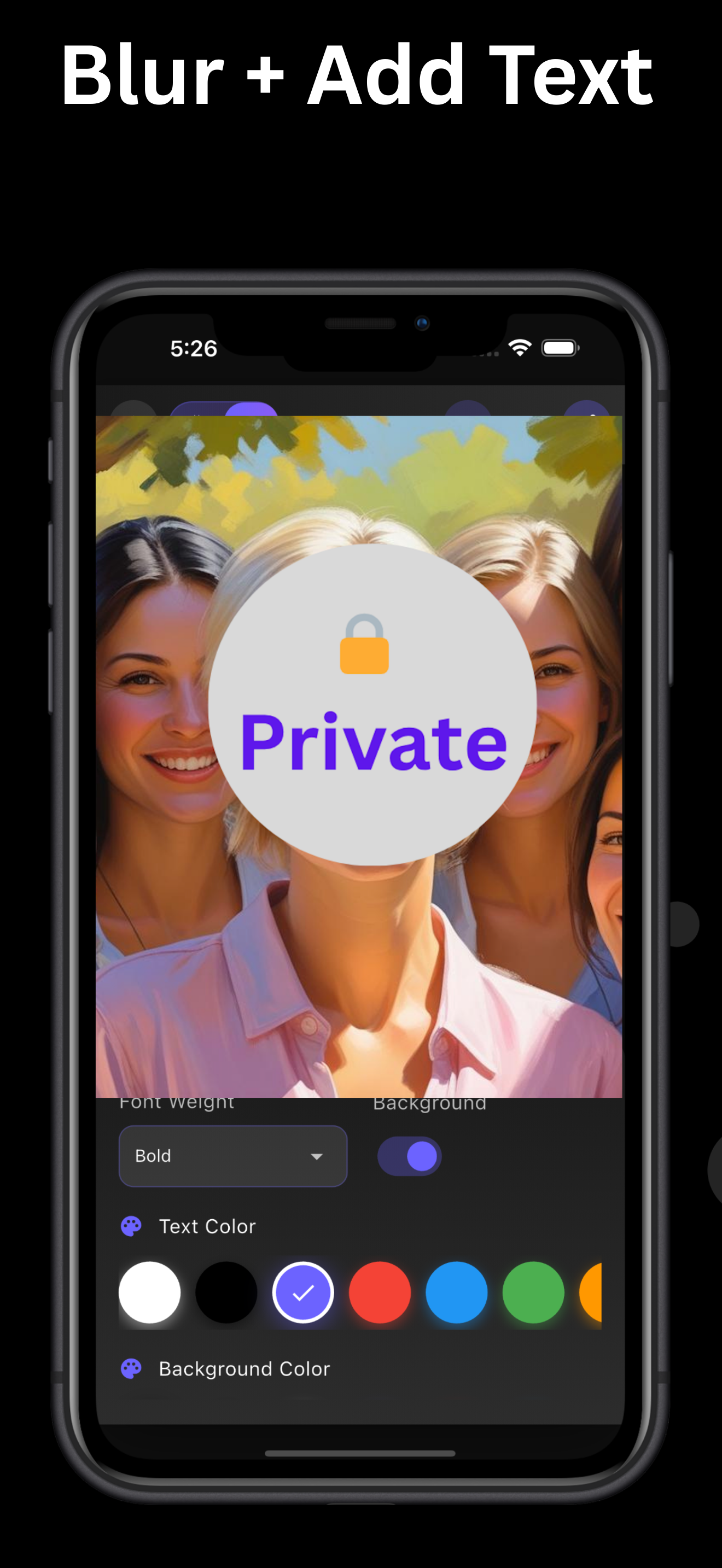 Photo Blur: Hide & Edit Pics screenshot 3