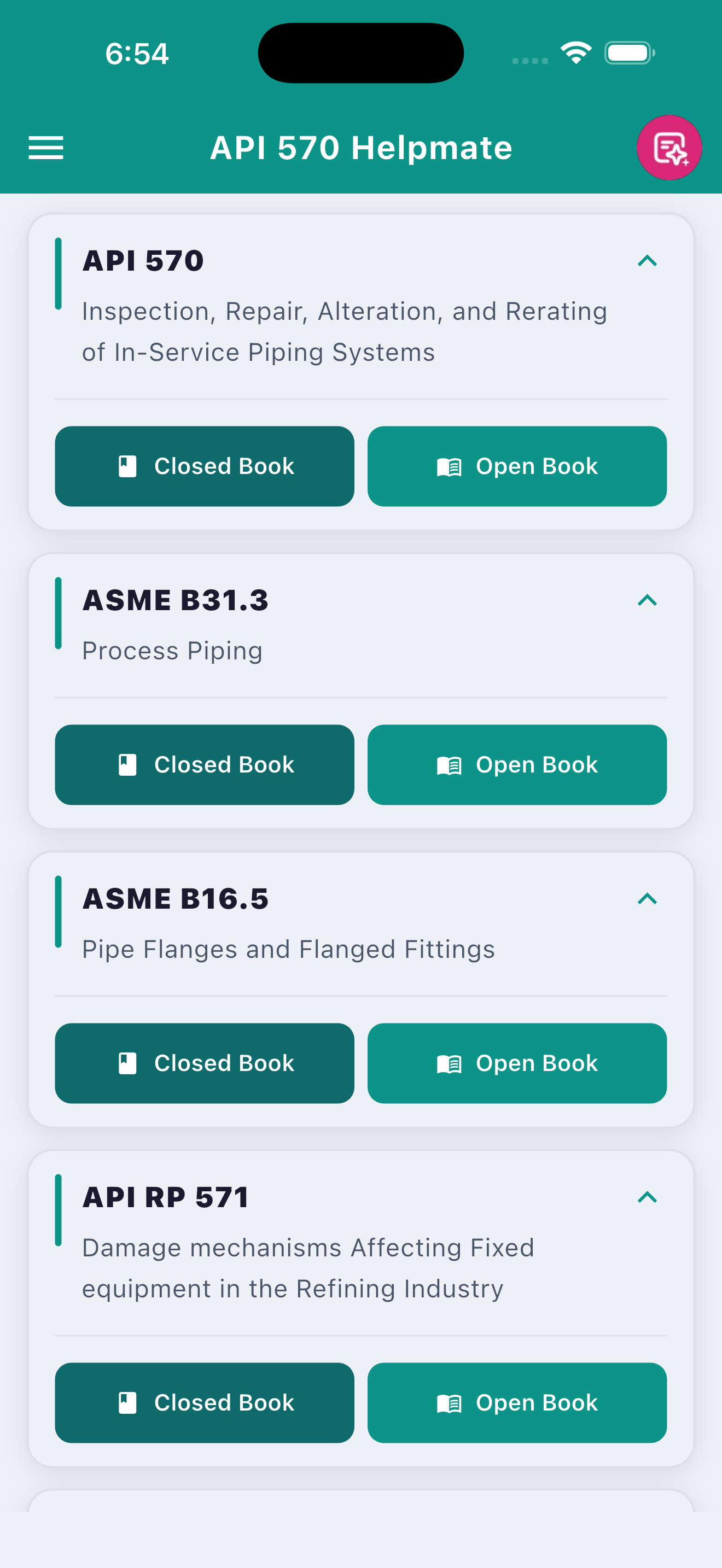 API 570 Helpmate