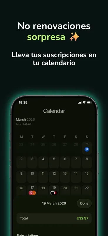 Subscriptions Manager - Subio screenshot 2 of 9