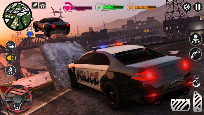 Police Car Chase Cop Game 3D