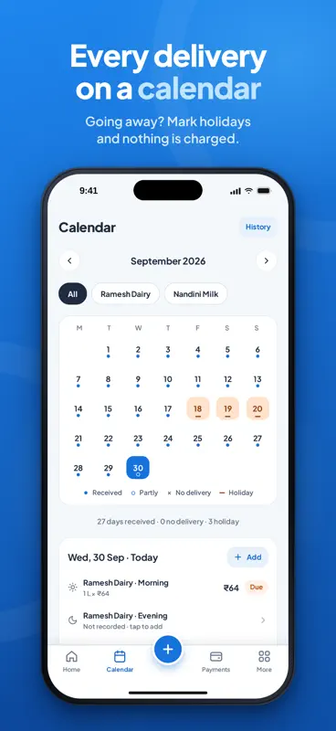MilkNote: Milk & Dues Tracker screenshot 3 of 7