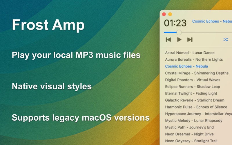 Frost Amp MP3 Player screenshot 1