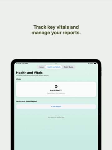 DialysisOne iPad screenshot