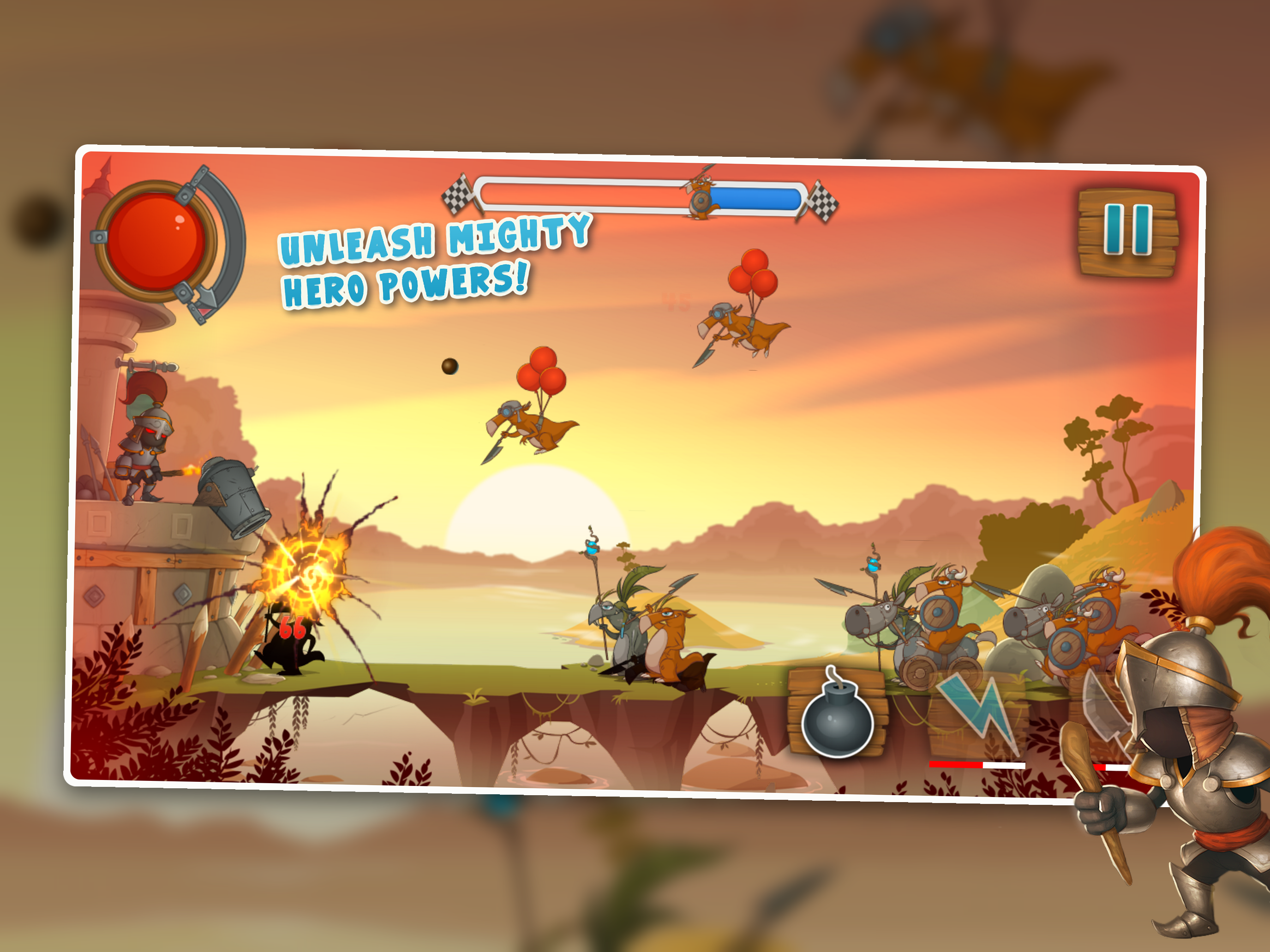 Flingdom: Knight Tower Defense screenshot 10