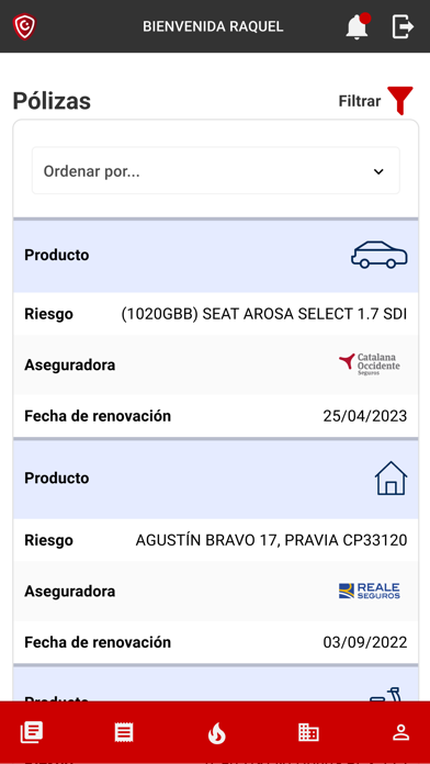 Velez Ortiz Correduría Seguros Screenshot