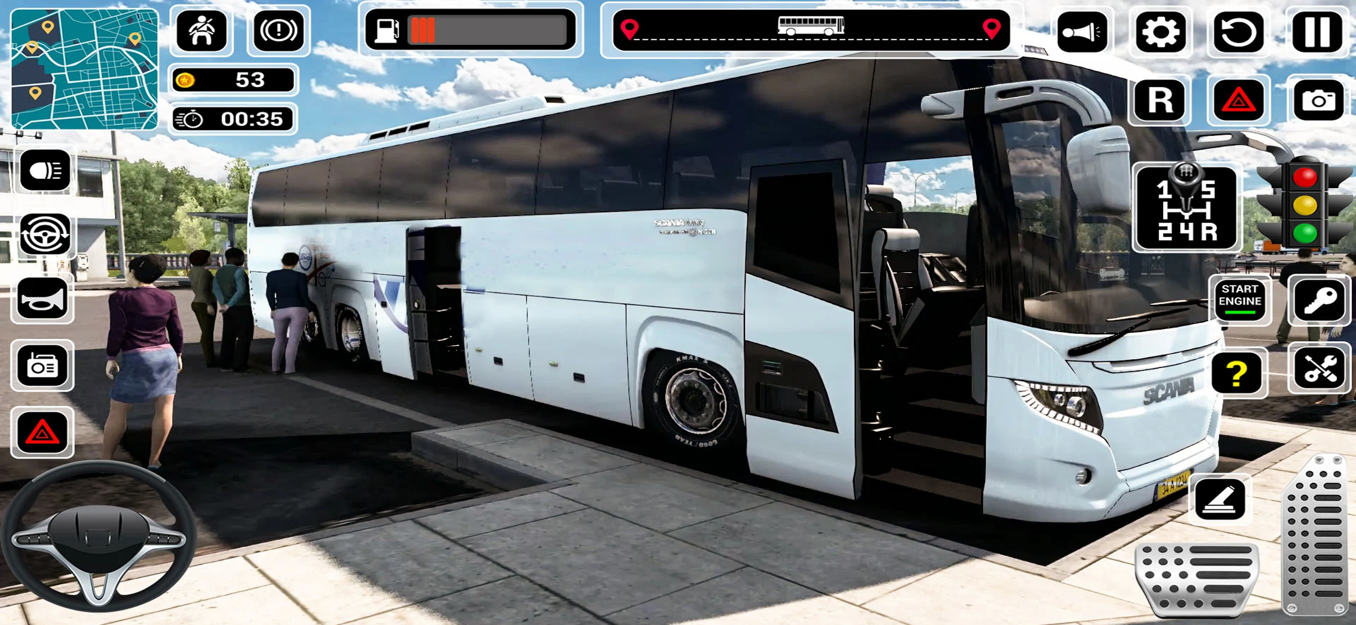 Real Bus Driving Game
