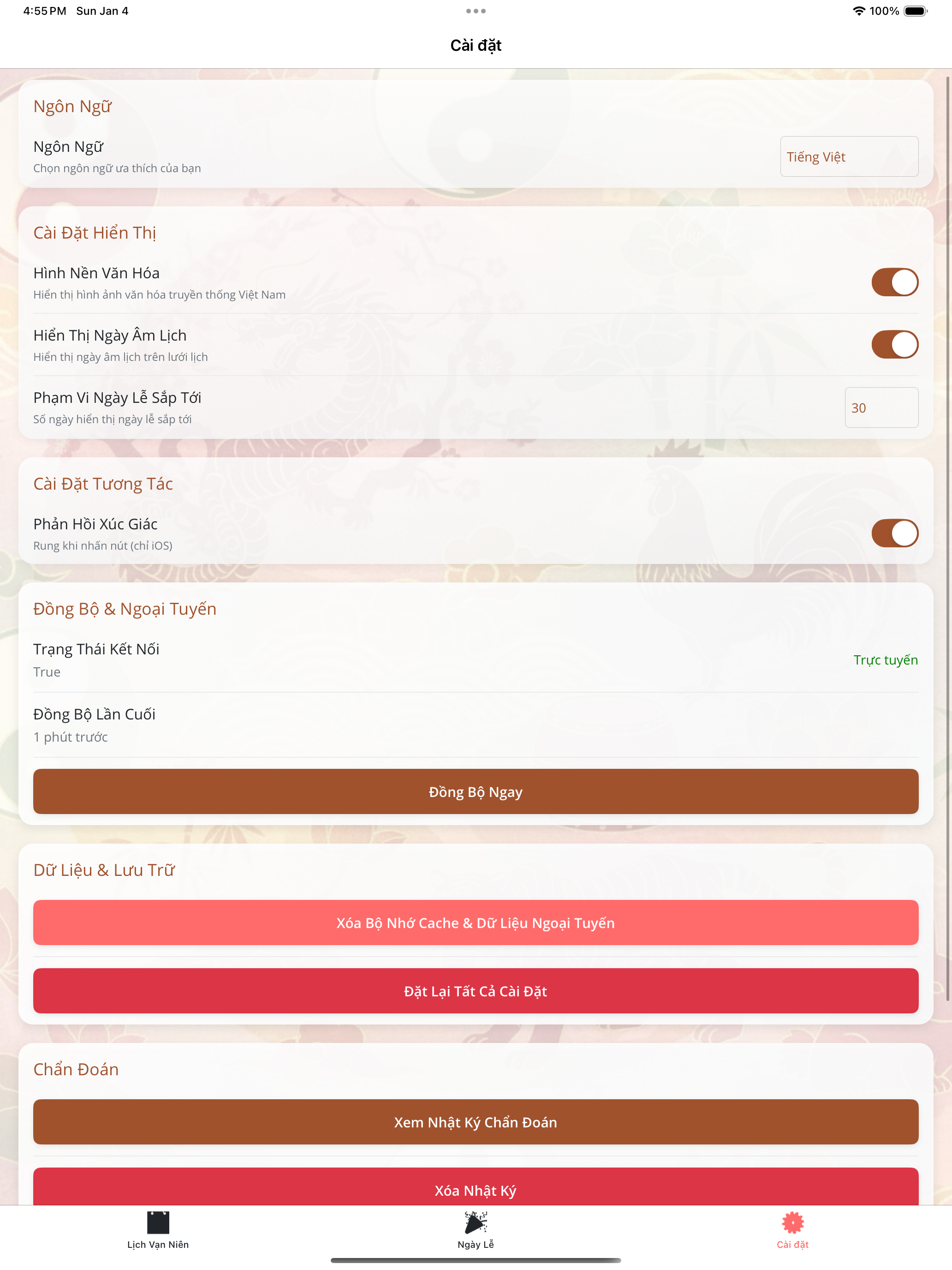 Lunar Calendar MoonFlow screenshot 9
