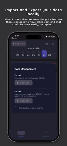OpenHand: Gym Journal Screenshot 5 of 6