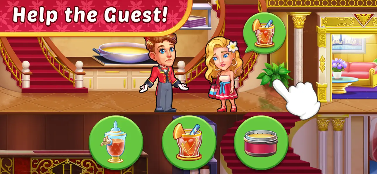 My Hotel - Grand Guest Mania iOS Mod IPA screenshot 6 - iOS game interface