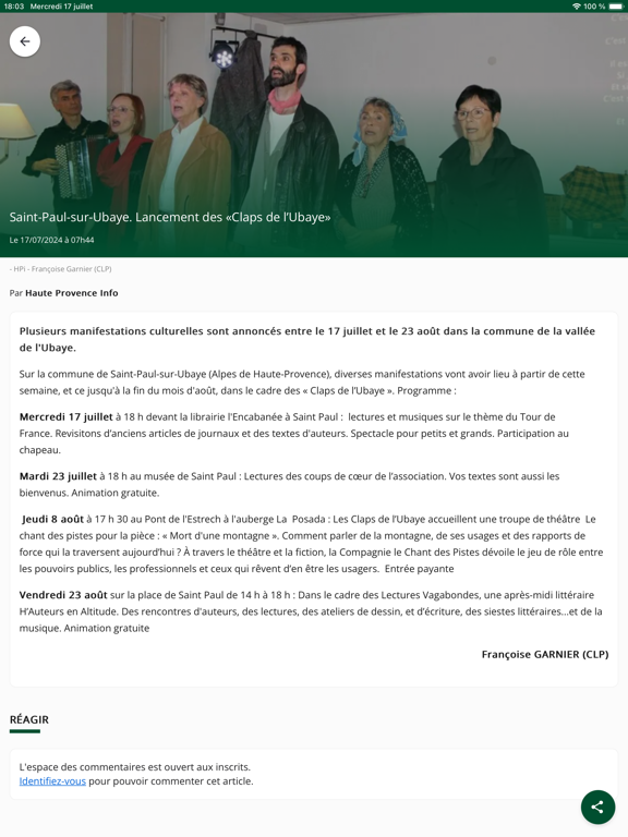 Screenshot #5 pour Haute Provence Info
