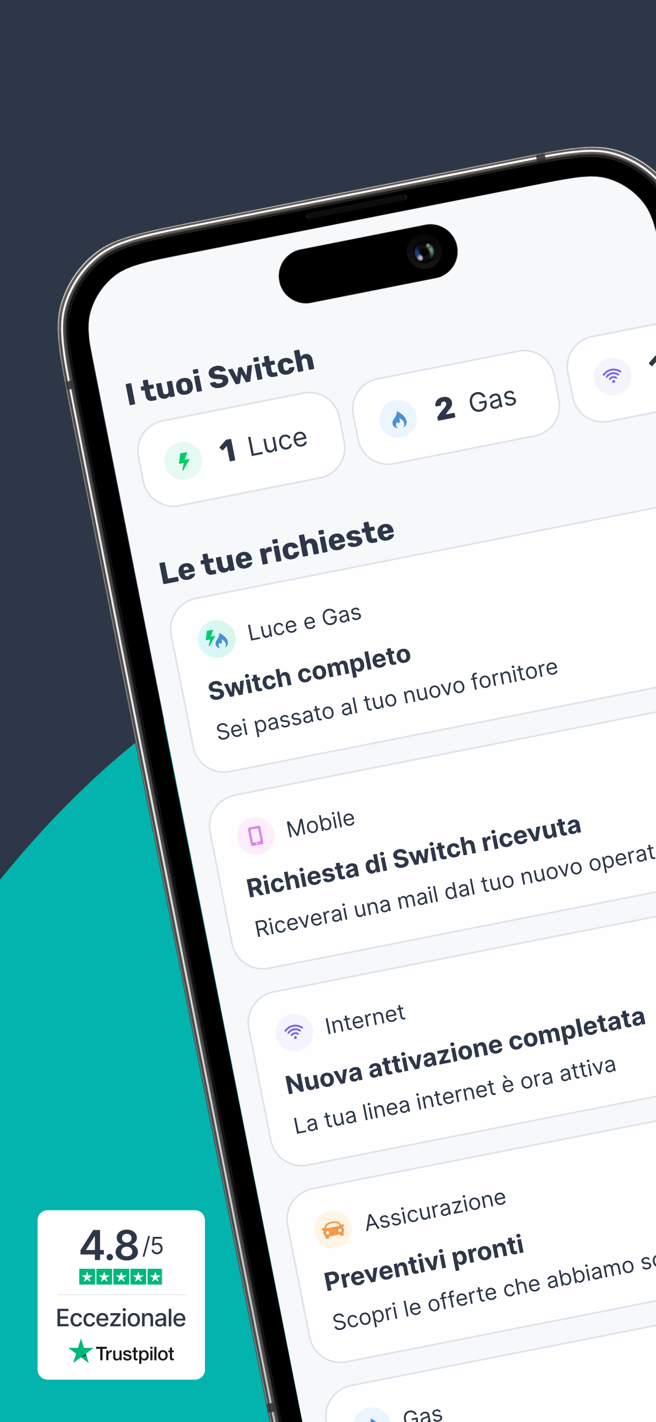 Switcho - Risparmio bollette