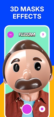 Funny face filters FluoCam Screenshot 3 of 7