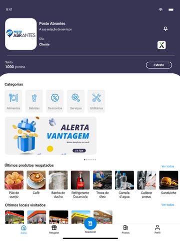 Posto Abrantes iPad screenshot