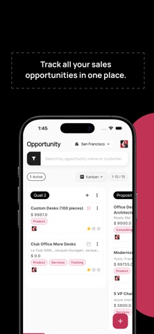 mobo CRM for Odoo screenshot
