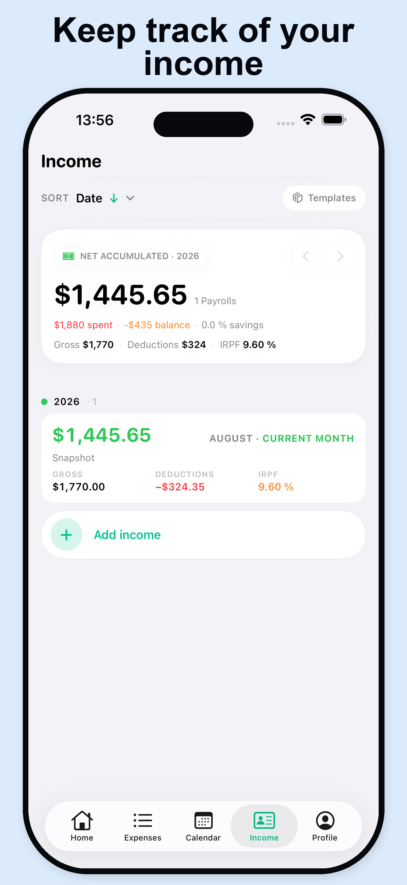 Expenses & Subscriptions screenshot 6