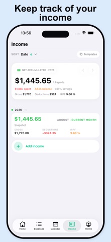 Expenses & Subscriptions iPhone screenshot