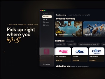 Strimix - IPTV Player iPad screenshot