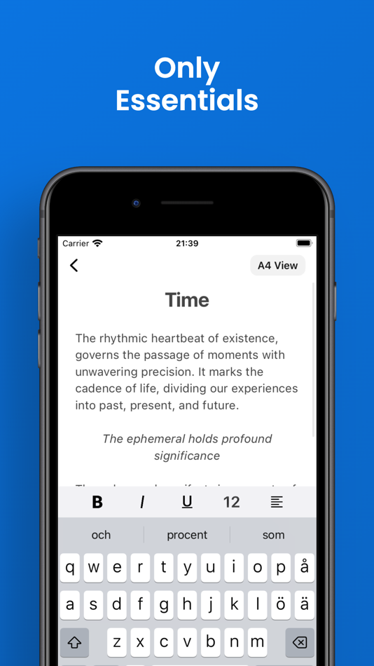 #3. A4: Type, Swipe, Share (iOS) By: Antonio Divkovic