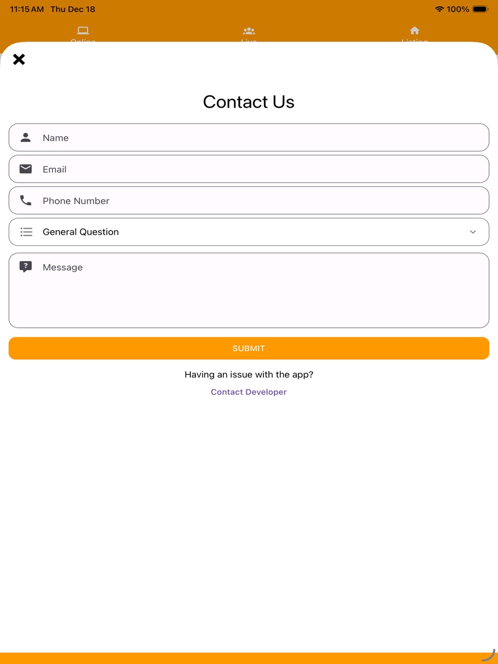 iPad screenshot