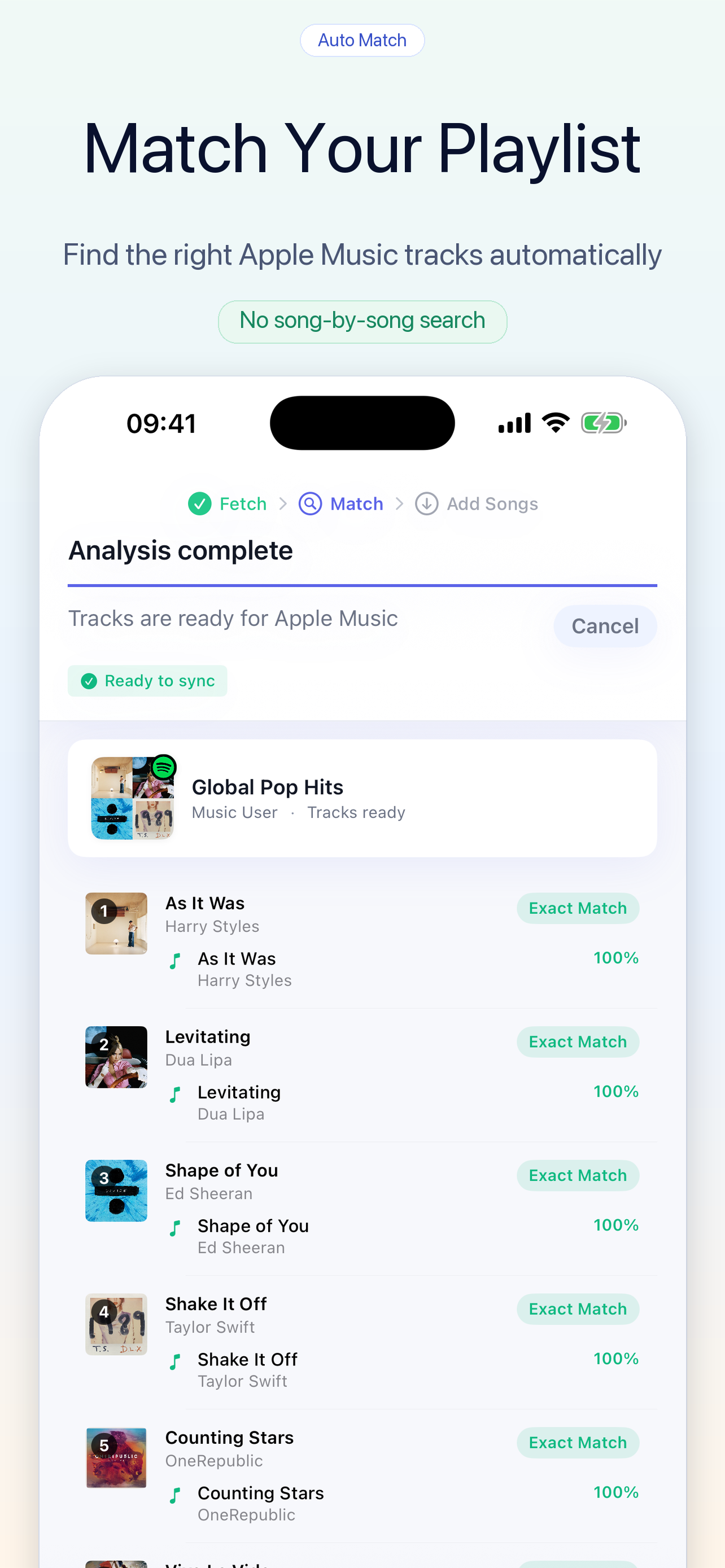 TuneMover: Playlist Transfer screenshot 2