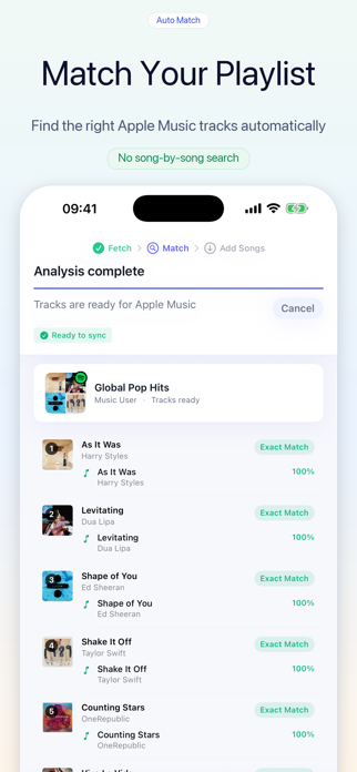 TuneMover: Playlist Transfer Screenshot 2 of 3