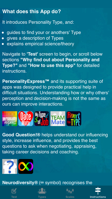 Personality Express Screenshot