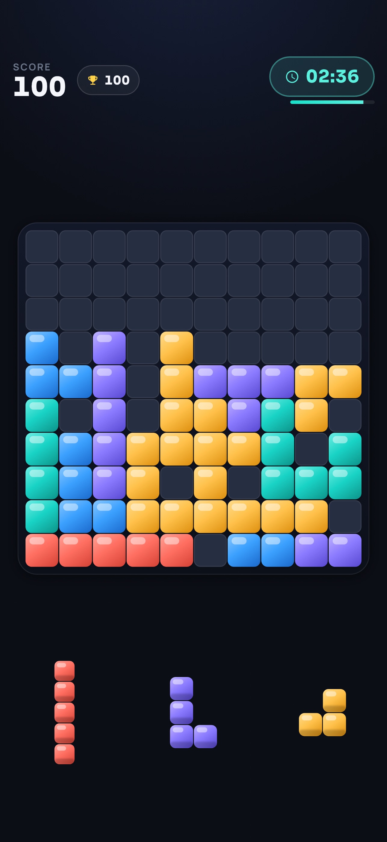 Screenshot 1 of Block Battle: Timed Puzzle