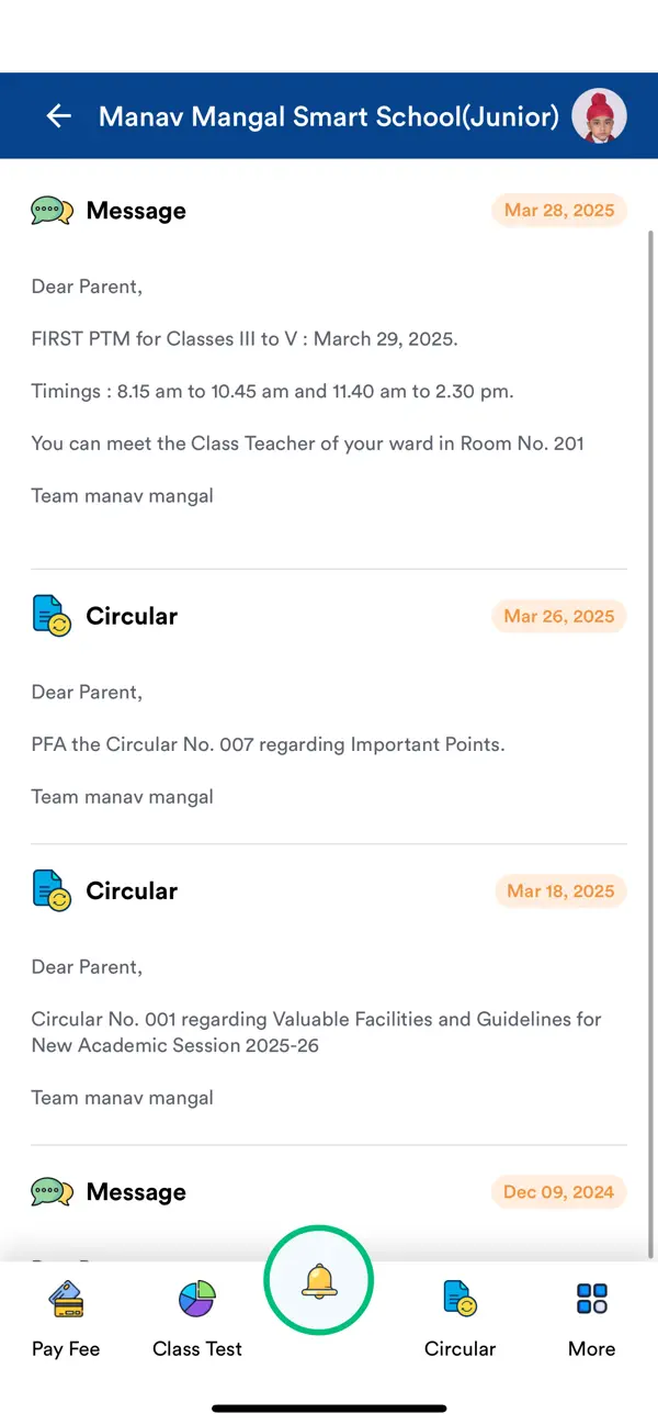 Screenshot #2 pour Manav Mangal School Junior