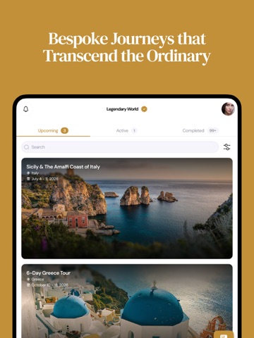 Legendary World Travel iPad screenshot