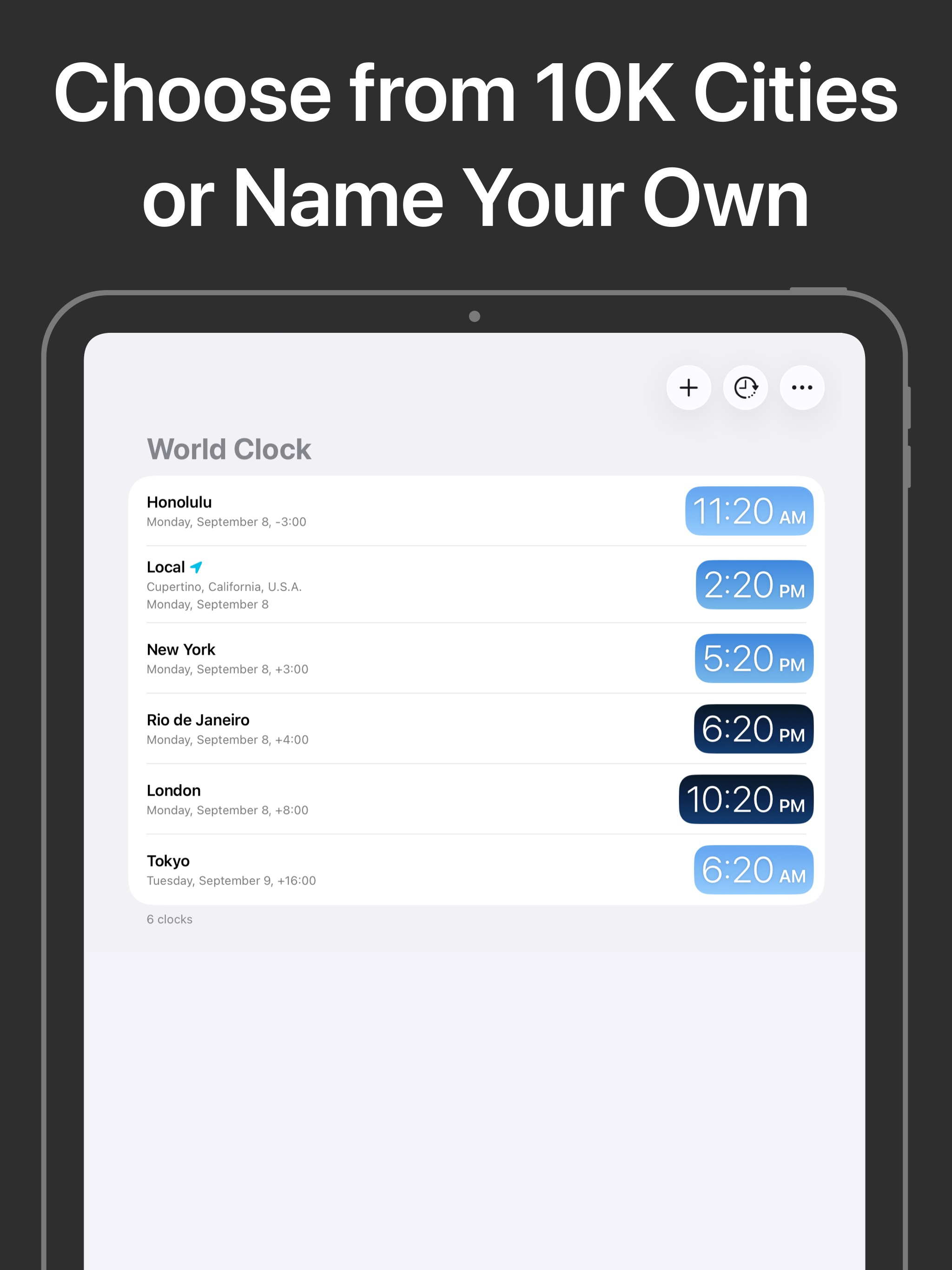 World Clock Time Zone Widgets screenshot 14