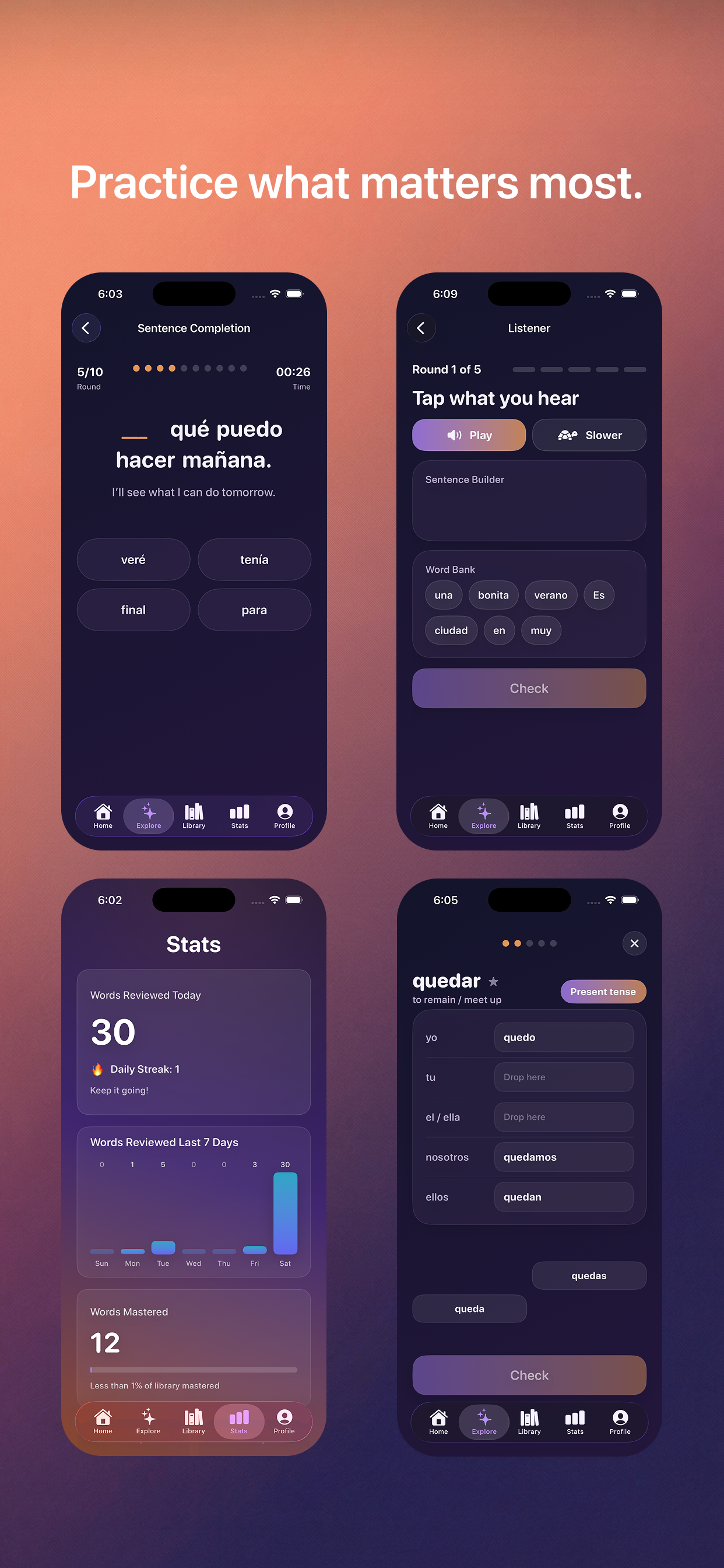 Lexium: Learn Spanish Faster