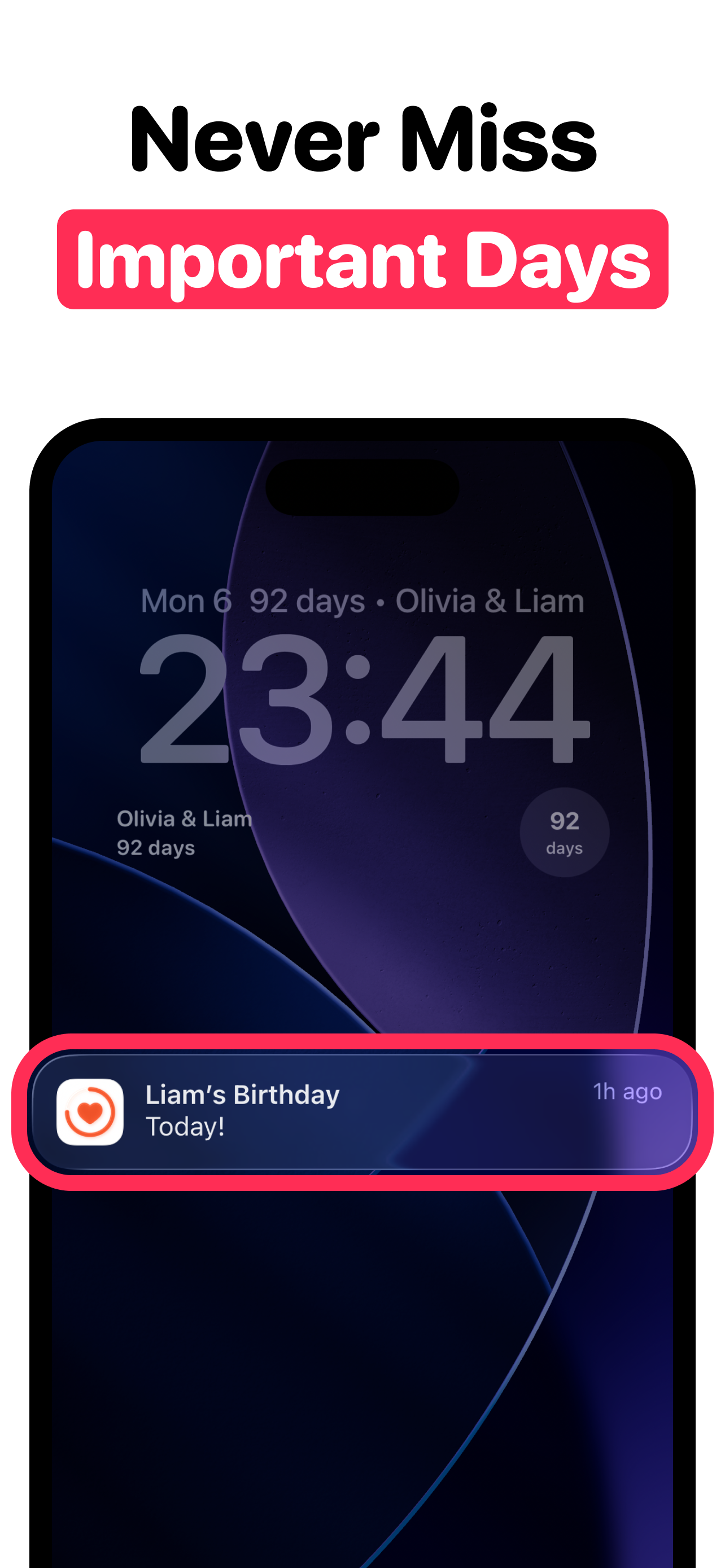 Love Counter Widget: Togethr