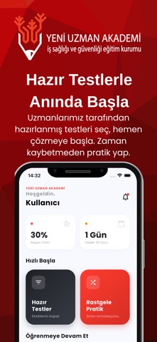 Yeniuzman İSG Sınav Hazırlık iPhone screenshot