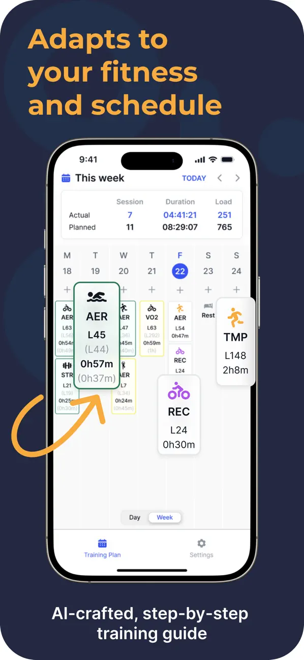 Screenshot #2 pour Athletica AI Training Plans