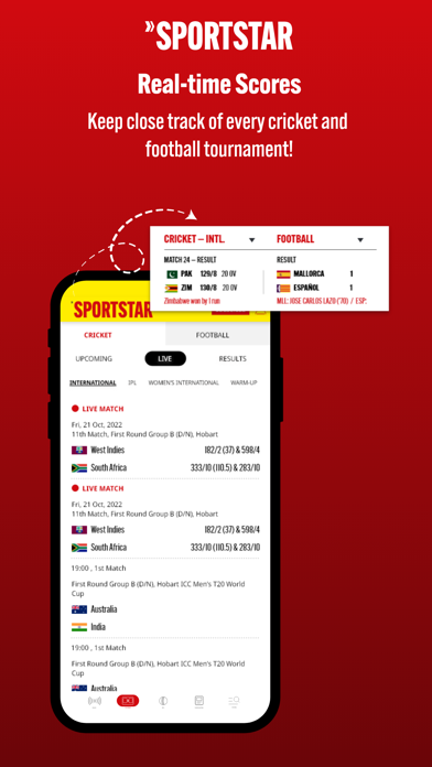 Sportstar: Live Sports & News Screenshot