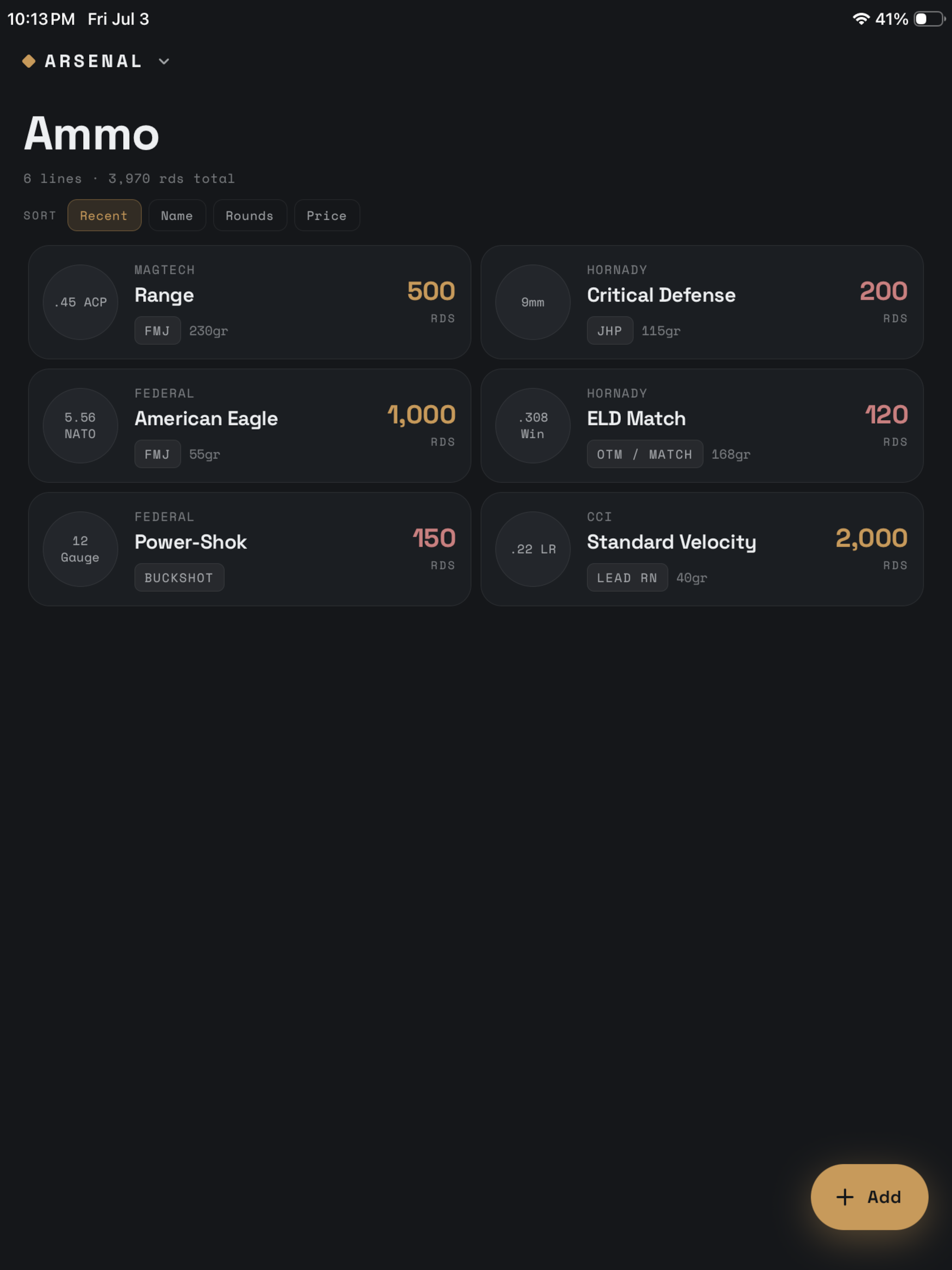 Arsenal - Firearm Tracker screenshot 8