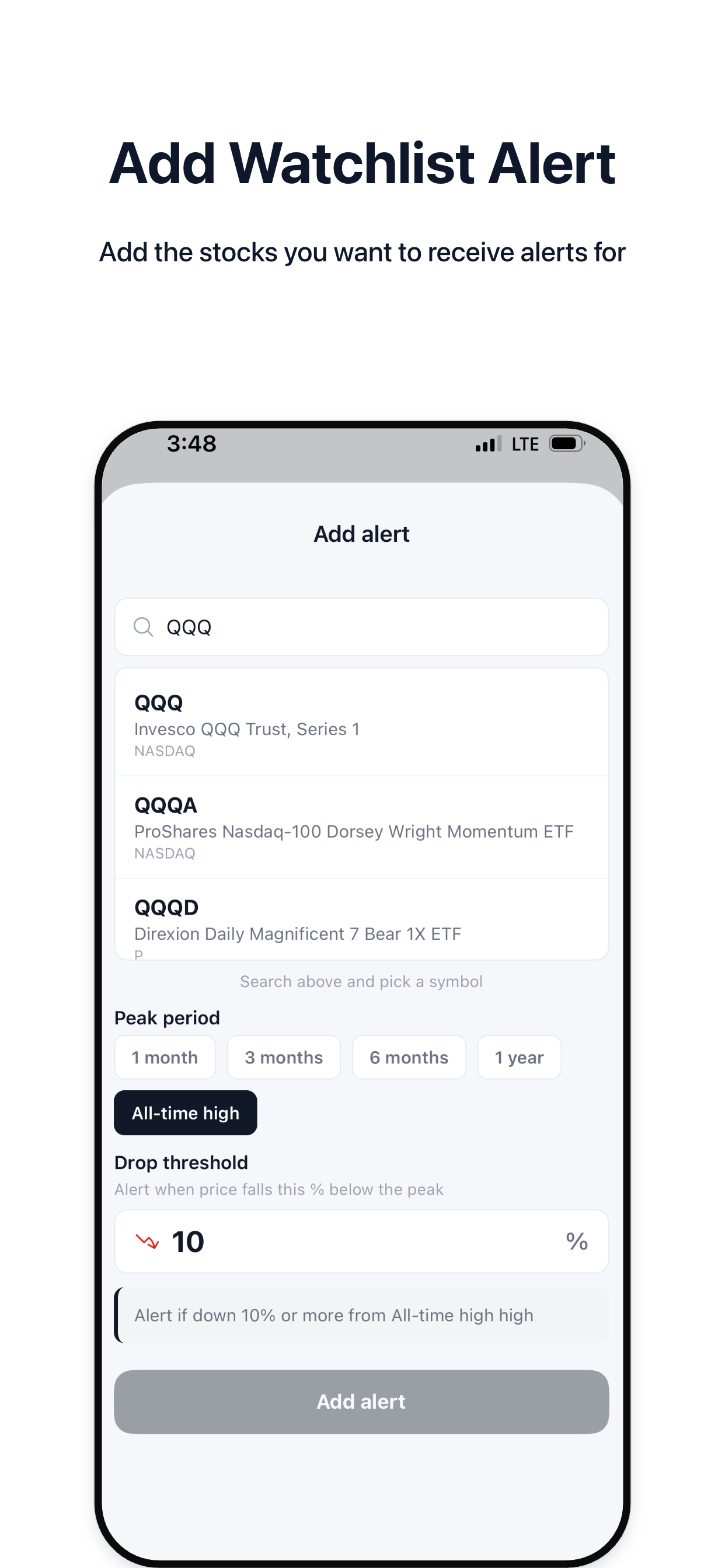 DipSignal screenshot 2