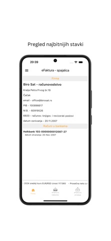eFaktura - spajalica screenshot