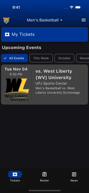 UPJ Athletics screenshot 1