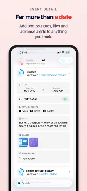 Expiry Tracker: Expires! screenshot 3